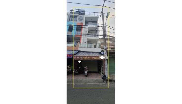 Cho thuê nhà Mặt Tiền Phú Thọ Hòa 68m2, 3Lầu +ST - CỰC SẦM UẤT